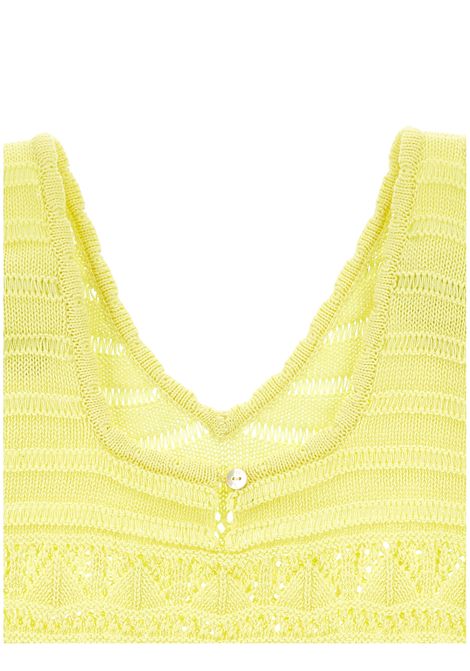 Top in filo ricamato ERMANNO SCERVINO JUNIOR | Z9G305 70850014